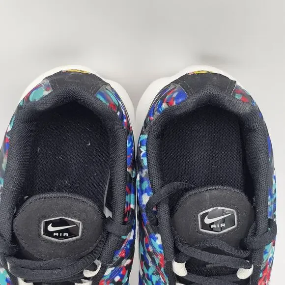 Nike Air Max Plus Black/White/Hyper Blue CU4623-001 Size 6.5Y Womens 8 - Picture 5 of 12